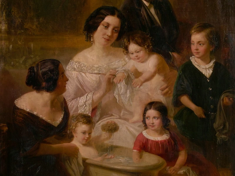 1816-Edmund Ludwig Eduard Wodick - Ritratto di famiglia
